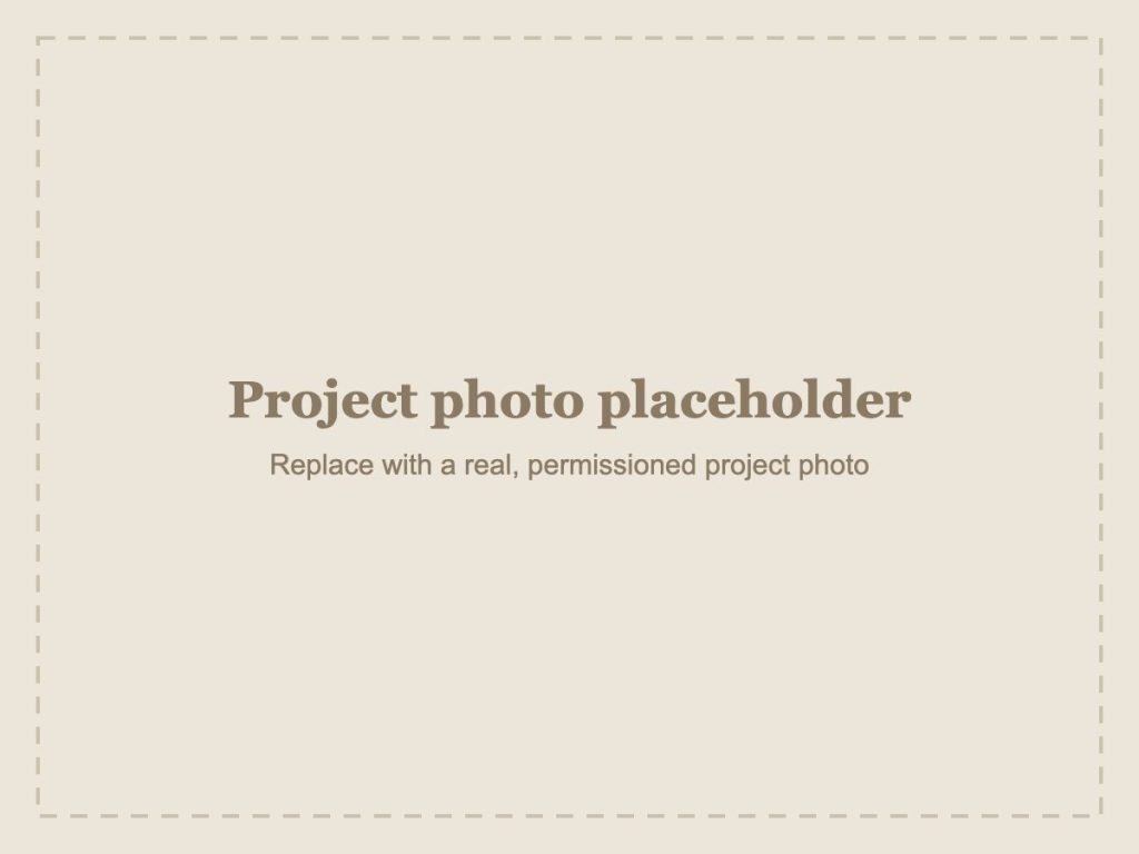 Project photo placeholder
